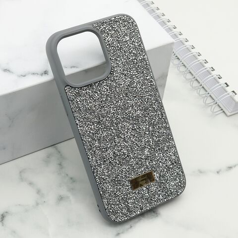 Zastitna maska (futrola) DIAMOND SELECTION - iPhone 14 Pro Max (6.7) srebrna (MS).