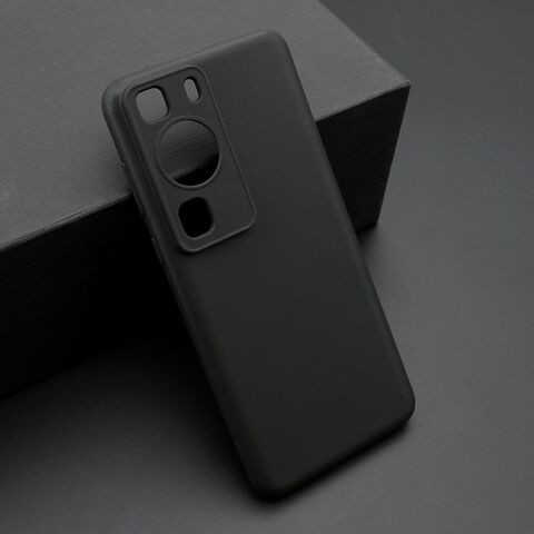Zastitna ultra tanka (skin) maska / futrola KOLOR - Huawei P60 Pro crna (MS).