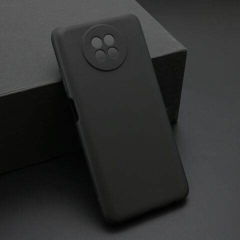 Zastitna ultra tanka (skin) maska / futrola KOLOR - Xiaomi Redmi Note 9T 5G crna (MS).