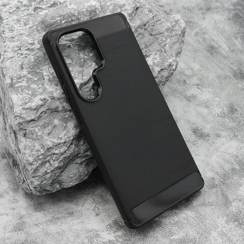 Zastitna silikonska maska (futrola) BRUSHED - Samsung S938 Galaxy S25 Ultra 5G crna (MS).