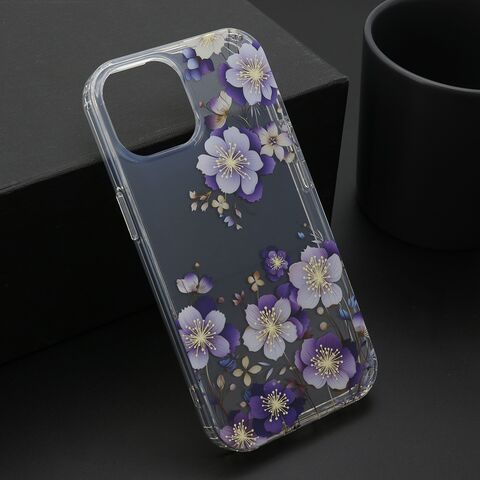 Zastitna maska (futrola) FLOWER - iPhone 15 DZF7 (MS).