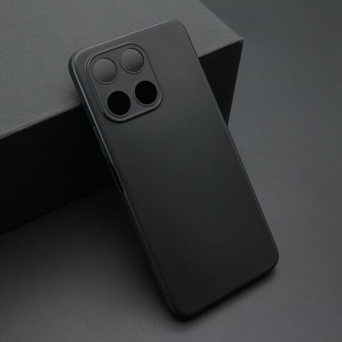 Zastitna ultra tanka (skin) maska / futrola KOLOR - Huawei Honor X6a crna (MS).