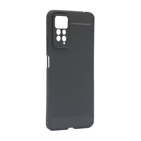 Zastitna silikonska maska (futrola) BRUSHED - Xiaomi Redmi Note 11 Pro 5G crna (MS).