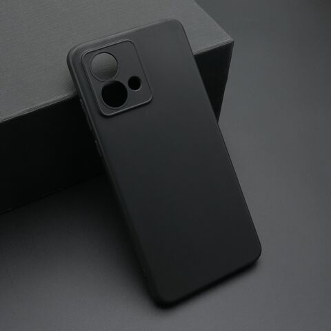 Zastitna ultra tanka (skin) maska / futrola KOLOR - Motorola Moto G84 crna (MS).