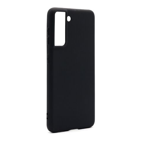 Zastitna ultra tanka (skin) maska / futrola KOLOR - Samsung G991 Galaxy S21 crna (MS).