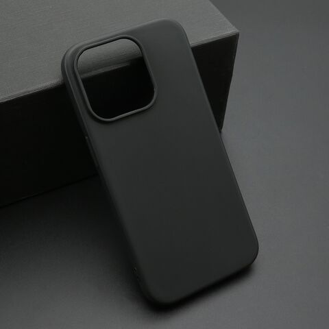 Zastitna ultra tanka (skin) maska / futrola KOLOR - iPhone 15 Pro (6.1) crna (MS).