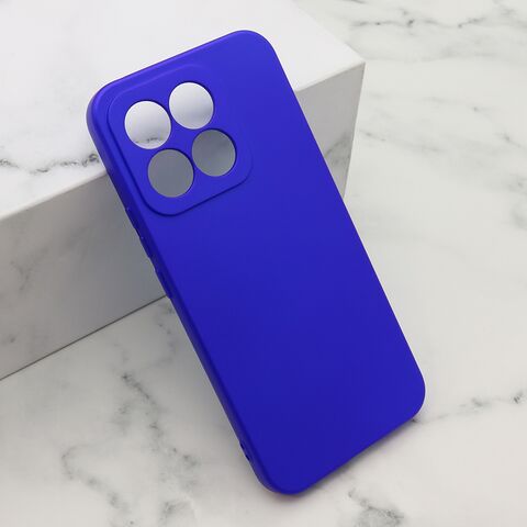 Zastitna maska (futrola) Soft Silicone - Huawei Honor X8c plava (MS).