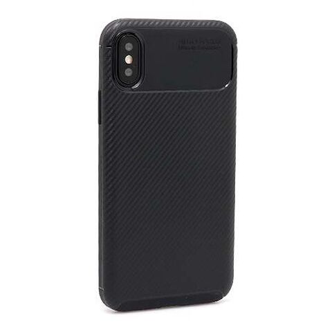 Zastitna maska (futrola) CARBON - Iphone X/XS crna (MS).