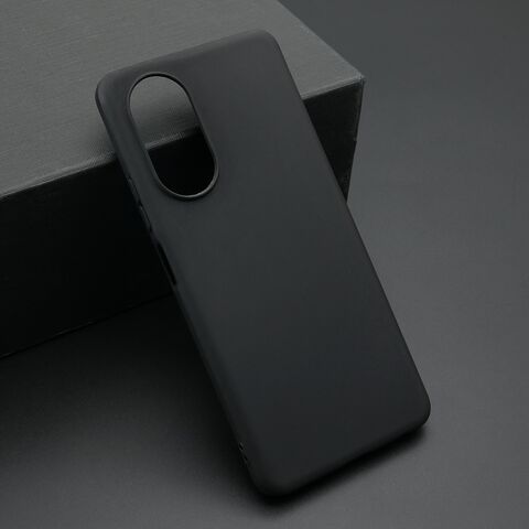 Zastitna ultra tanka (skin) maska / futrola KOLOR - OPPO A58 crna (MS).