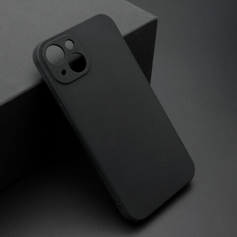 Zastitna ultra tanka (skin) maska / futrola KOLOR - iPhone 13 (6.1) crna (MS).