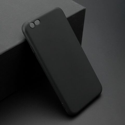 Zastitna ultra tanka (skin) maska / futrola KOLOR - Iphone 6G/6S crna (MS).