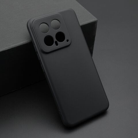 Zastitna ultra tanka (skin) maska / futrola KOLOR - Xiaomi 14 crna (MS).