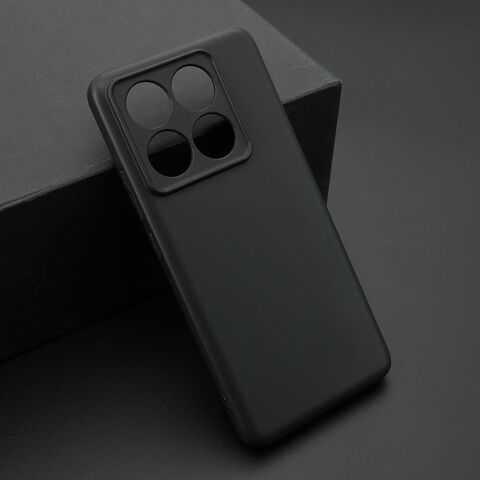 Zastitna ultra tanka (skin) maska / futrola KOLOR - Xiaomi 14T Pro crna (MS).