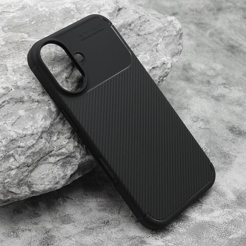 Zastitna maska (futrola) Carbon - iPhone 16 (6.1) crna (MS).