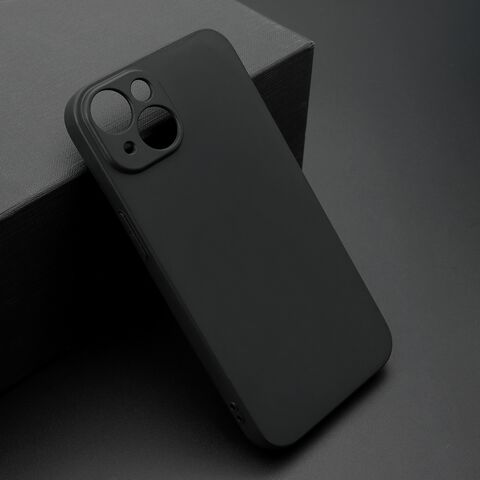 Zastitna ultra tanka (skin) maska / futrola KOLOR - iPhone 14 crna (MS).