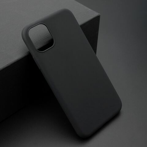 Zastitna ultra tanka (skin) maska / futrola KOLOR - iPhone 11 (6.1) crna (MS).