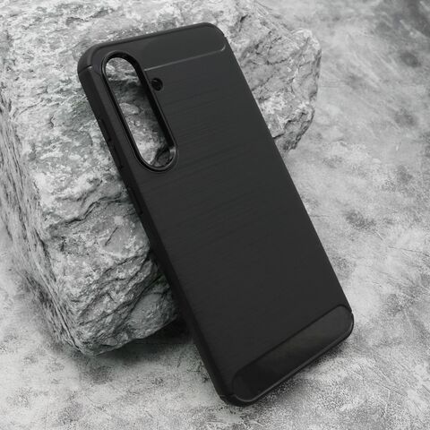 Zastitna silikonska maska (futrola) BRUSHED - Samsung S721B Galaxy S24 FE crna (MS).