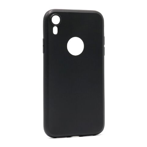 Zastitna ultra tanka (skin) maska / futrola KOLOR - iPhone XR crna (MS).