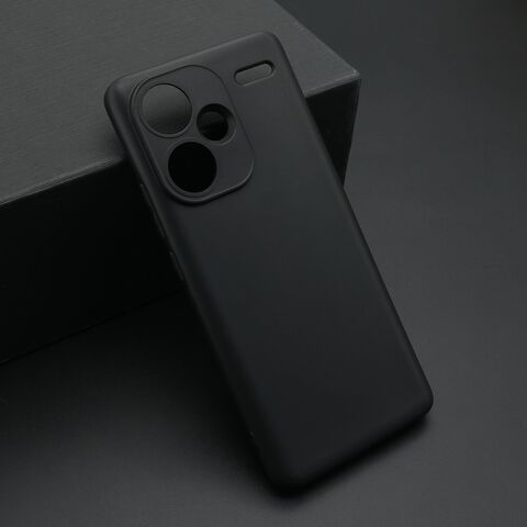 Zastitna ultra tanka (skin) maska / futrola KOLOR - Xiaomi Redmi Note 13 Pro Plus crna (MS).