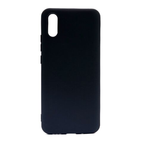Zastitna ultra tanka (skin) maska / futrola KOLOR - Xiaomi Redmi 9A crna (MS).