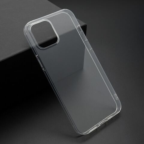 Zastitna ultra tanka (skin) maska / futrola PROTECT - iPhone 12 Pro Max (6.7) providna (bela) (MS).