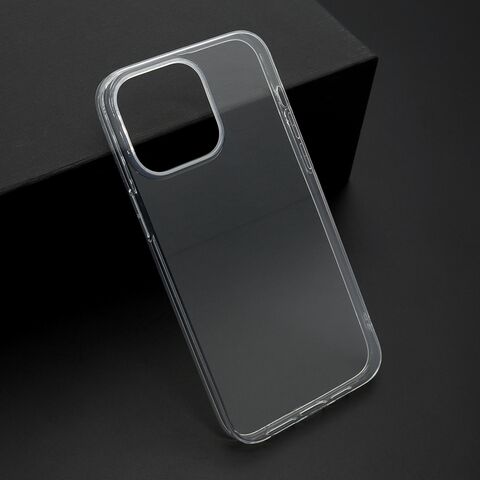 Zastitna ultra tanka (skin) maska / futrola PROTECT - iPhone 15 Pro Max (6.7) providna (bela) (MS).