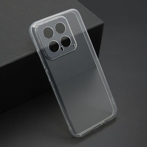 Zastitna ultra tanka (skin) maska / futrola PROTECT - Xiaomi 14 providna (bela) (MS).