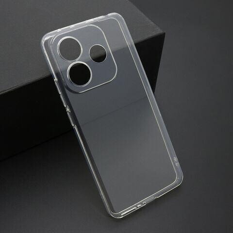 Zastitna ultra tanka (skin) maska / futrola PROTECT - Xiaomi Redmi Note 14 5G providna (bela) (MS).