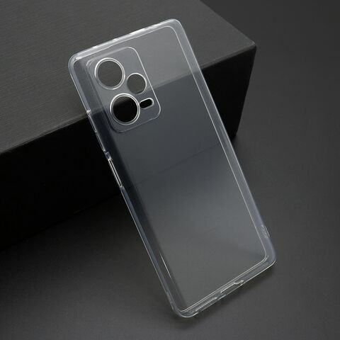Zastitna ultra tanka (skin) maska / futrola PROTECT - Xiaomi Redmi Note 12 Pro Plus providna (bela) (MS).