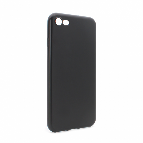 Zastitna silikonska maska (futrola) Skin - iPhone 7/8/SE (2020)/SE (2022) mat crna.