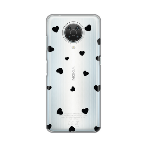 Zastitna ultra tanka (skin) maska / futrola PRINT - Nokia G10/G20 Hearts.