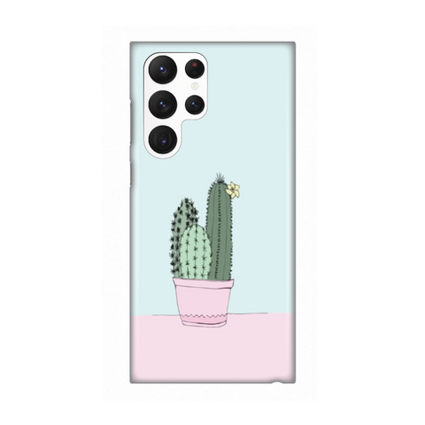 Zastitna silikonska maska (futrola) PRINT - Samsung Galaxy S22 Ultra 5G Cactus.