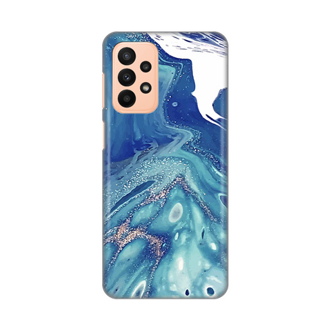Zastitna silikonska maska (futrola) PRINT - Samsung A235 Galaxy A23 Blue Marble.