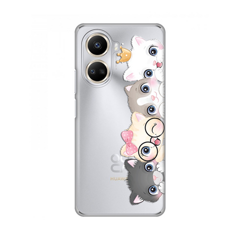 Zastitna ultra tanka (skin) maska / futrola PRINT - Huawei Nova 10 SE Cats.