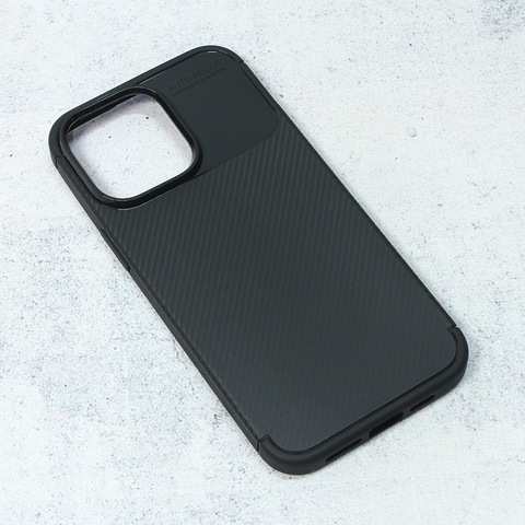 Zastitna maska (futrola) Defender Carbon - iPhone 14 Pro Max 6.7 crna.