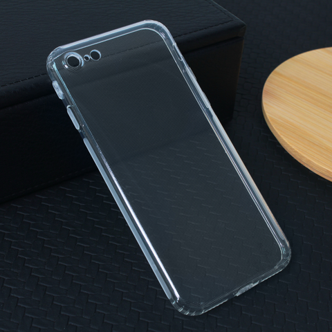 Zastitna silikonska maska (futrola) Ultra Thin with pluggy - iPhone 7/8/SE (2020)/SE (2022) Transparent.