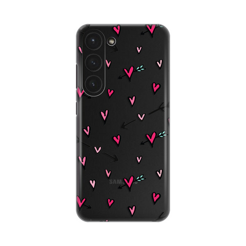 Zastitna ultra tanka (skin) maska / futrola PRINT - Samsung S911B Galaxy S23 Heart Pattern.