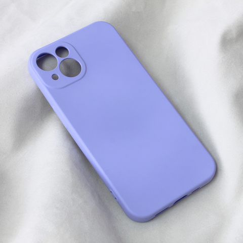 Zastitna maska (futrola) Teracell Soft Velvet - iPhone 13 ljubicasta.