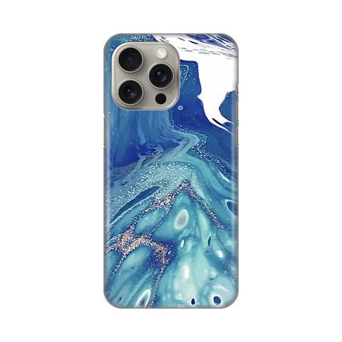 Zastitna silikonska maska (futrola) PRINT - iPhone 15 Pro Max 6.7 Blue Marble.