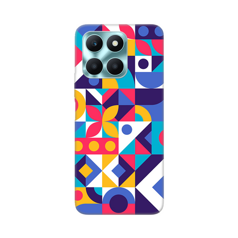 Zastitna ultra tanka (skin) maska / futrola PRINT - Huawei Honor X6a Colorful Mosaic.