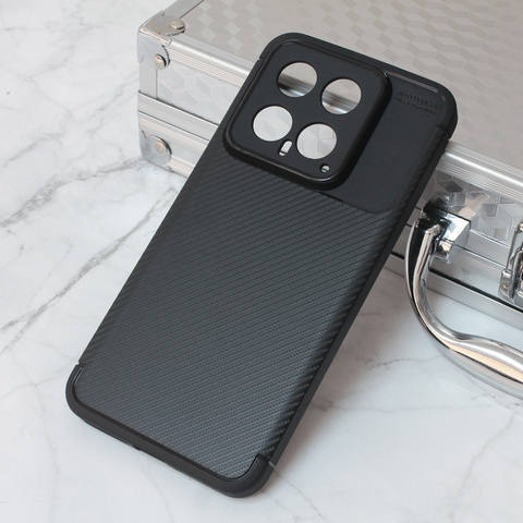 Zastitna maska (futrola) Defender Carbon - Xiaomi 14 crna.