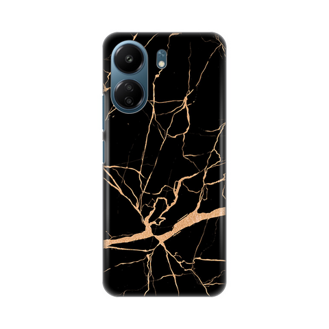 Zastitna silikonska maska (futrola) PRINT - Xiaomi Redmi 13C All crni.