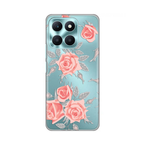 Zastitna ultra tanka (skin) maska / futrola PRINT - Huawei Honor X6a Elegant Roses.