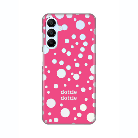 Zastitna ultra tanka (skin) maska / futrola PRINT - Samsung A156 Galaxy A15 5G Dottie Dottie Pink.