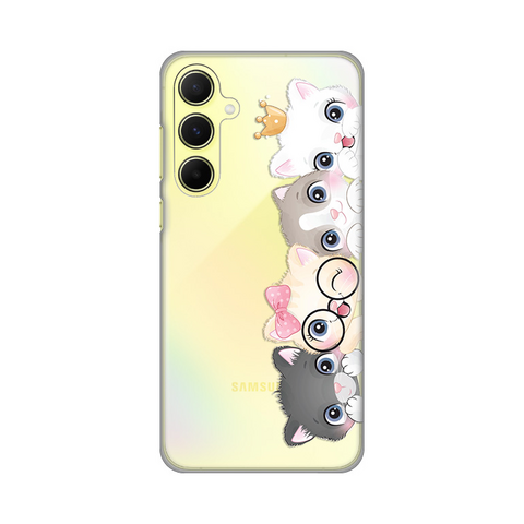 Zastitna ultra tanka (skin) maska / futrola PRINT - Samsung A556 Galaxy A55 5G Cats.