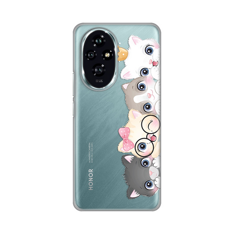 Zastitna ultra tanka (skin) maska / futrola PRINT - Huawei Honor 200 Cats.