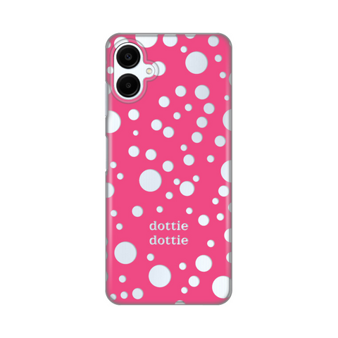 Zastitna ultra tanka (skin) maska / futrola PRINT - Samsung A065F Galaxy A06 Dottie Dottie Pink.