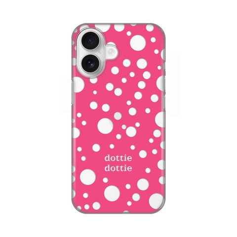 Zastitna ultra tanka (skin) maska / futrola PRINT - iPhone 16 6.1 Dottie Dottie Pink.