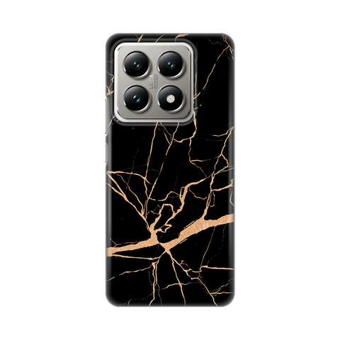 Zastitna silikonska maska (futrola) PRINT - Xiaomi 14T All crni.