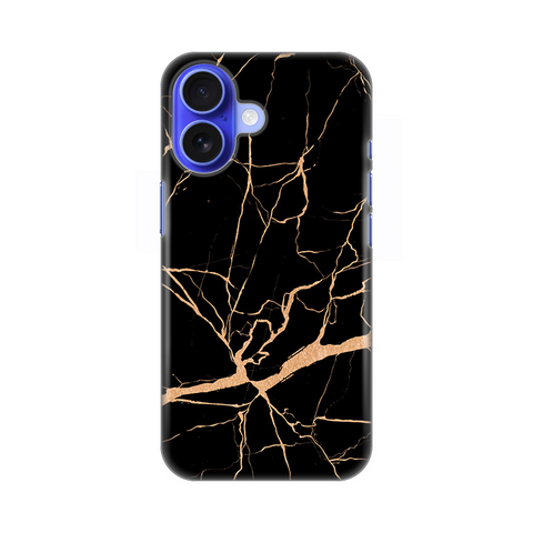 Zastitna silikonska maska (futrola) PRINT - iPhone 16 6.1 All crni.